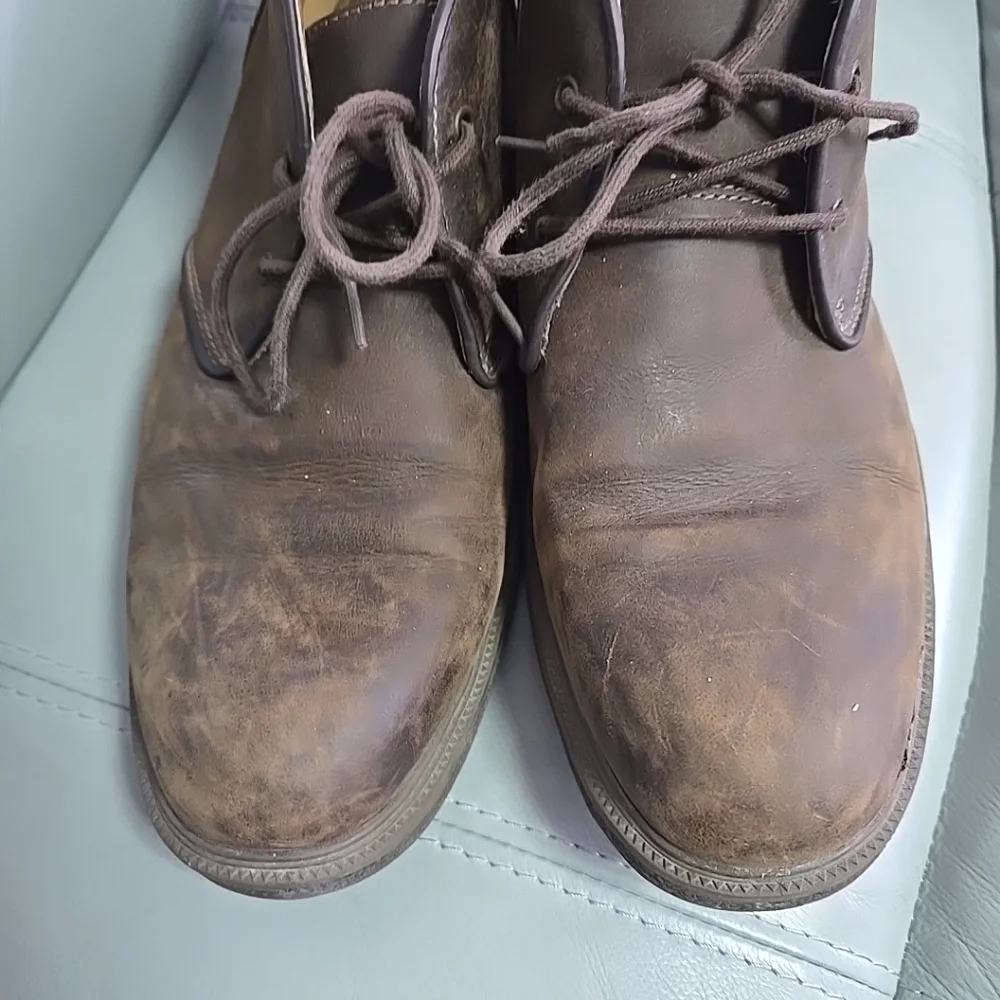 GH Bass & Co‎ Boots Mens 11.5 M Radley Casual Two Eye Chukka Boot Brown Leather